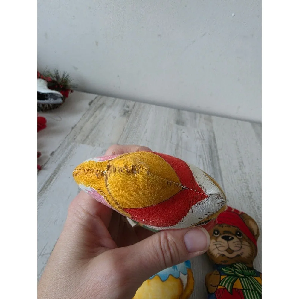 Vintage plush koala mice‎ bear ornament as is Xmas tree